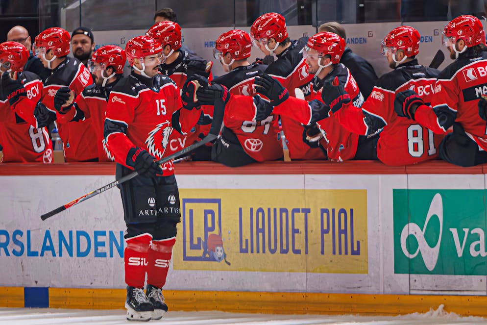 Léonardo Fuhrer a inscrit l'un des trois buts du LHC face à Ajoie.