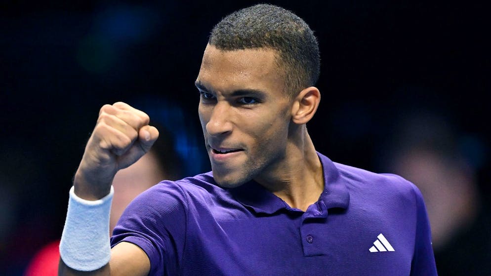 Nach Sieg gegen Alexander Zverev: Félix Auger-Aliassime steht erstmals im Halbfinal der ATP Finals.
