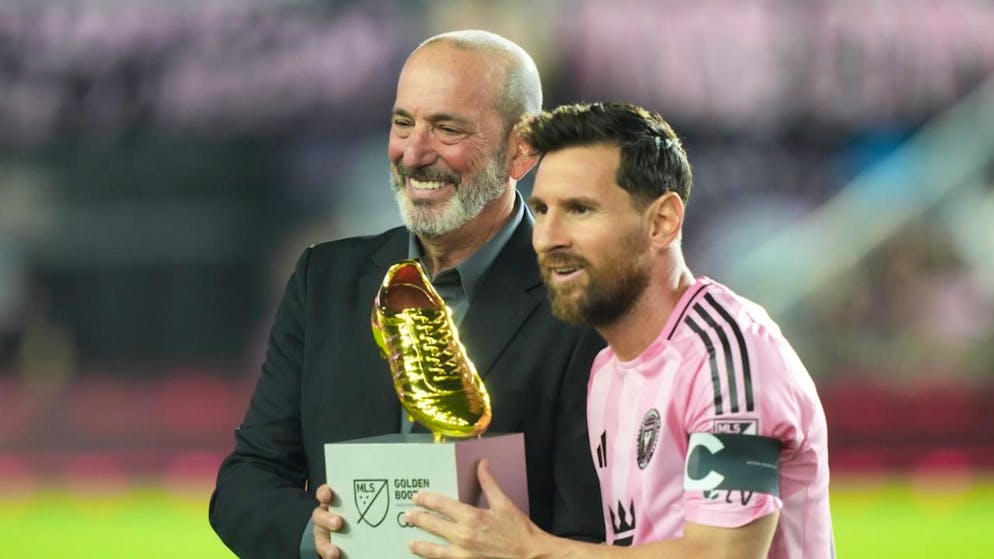 MLS-Chef Don Garber und Starstürmer Lionel Messi
