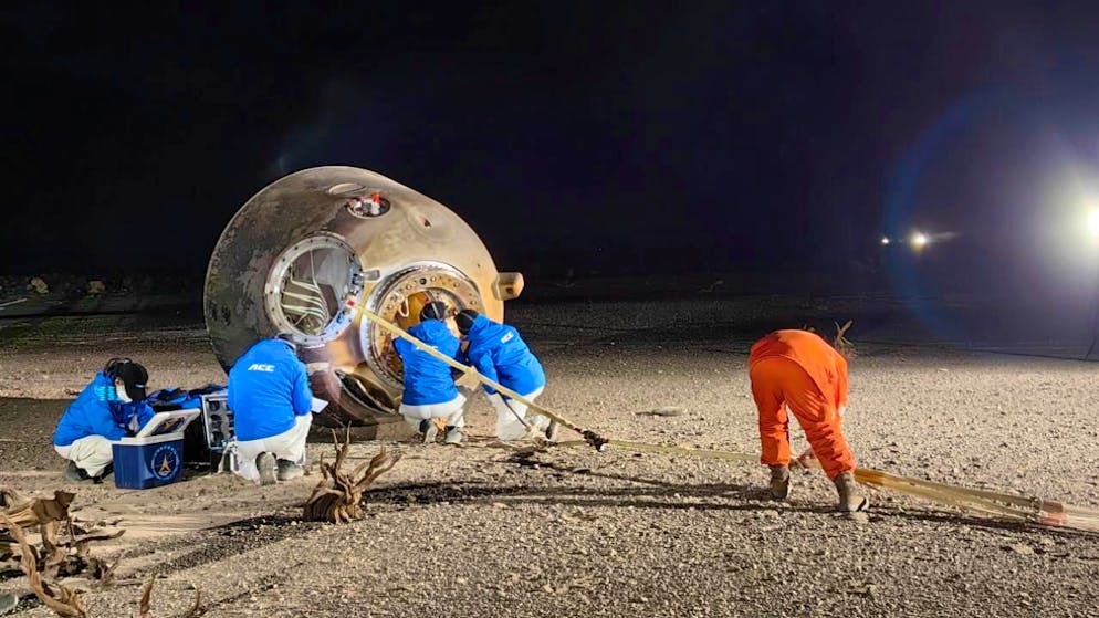 Le retour des trois astronautes de Shenzhou est prévu en Mongolie-Intérieure, en Chine, comme d'habitude (archives).