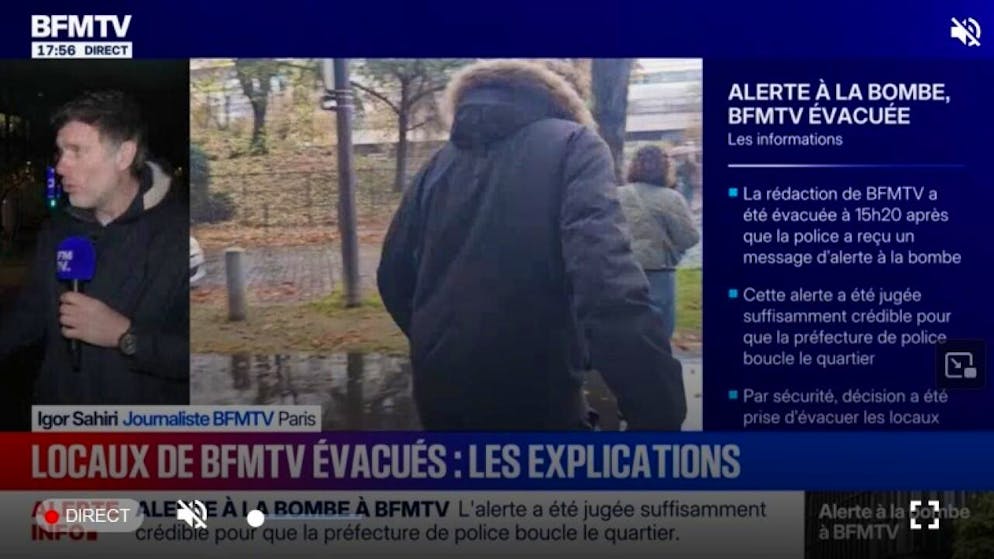 Francia. Parigi: evacuata per allerta bomba la redazione di «Bfm Tv»