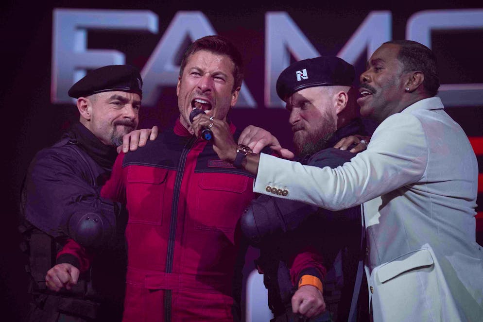 The Running Man. ...weil Richards einen tiefen Hass gegen das "Network" empfindet.