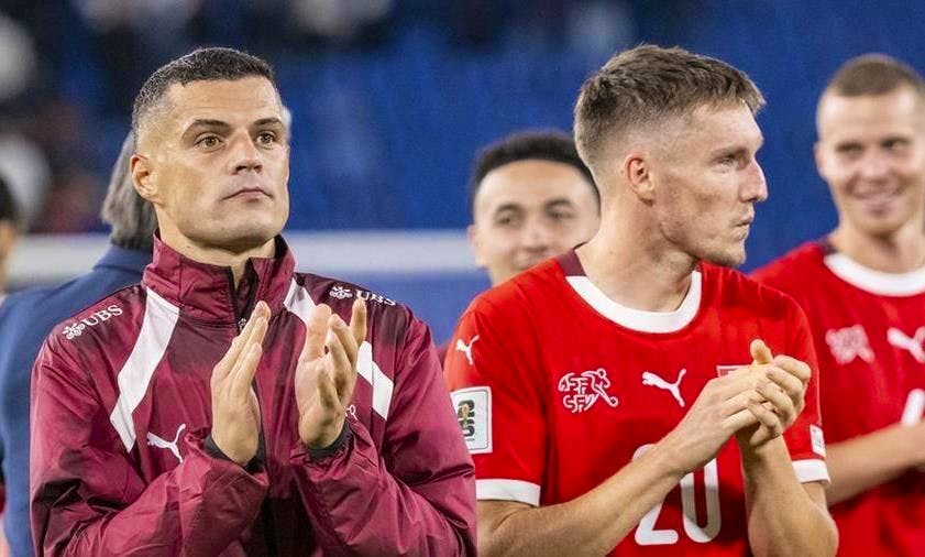 Calcio. Aebischer di fianco a Xhaka