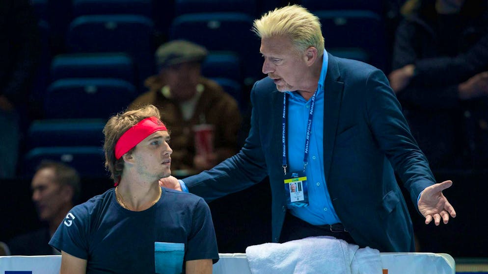 The air is currently thick between Alexander Zverev and Boris Becker.