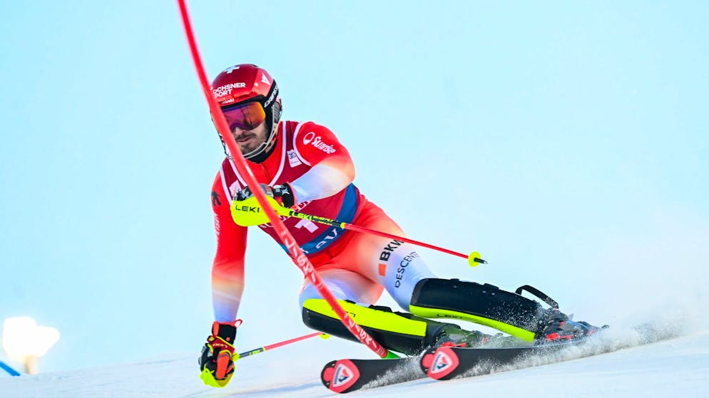 Slalom di Levi. Meillard non ingrana, è decimo dopo la prima manche. In testa c'è Braathen