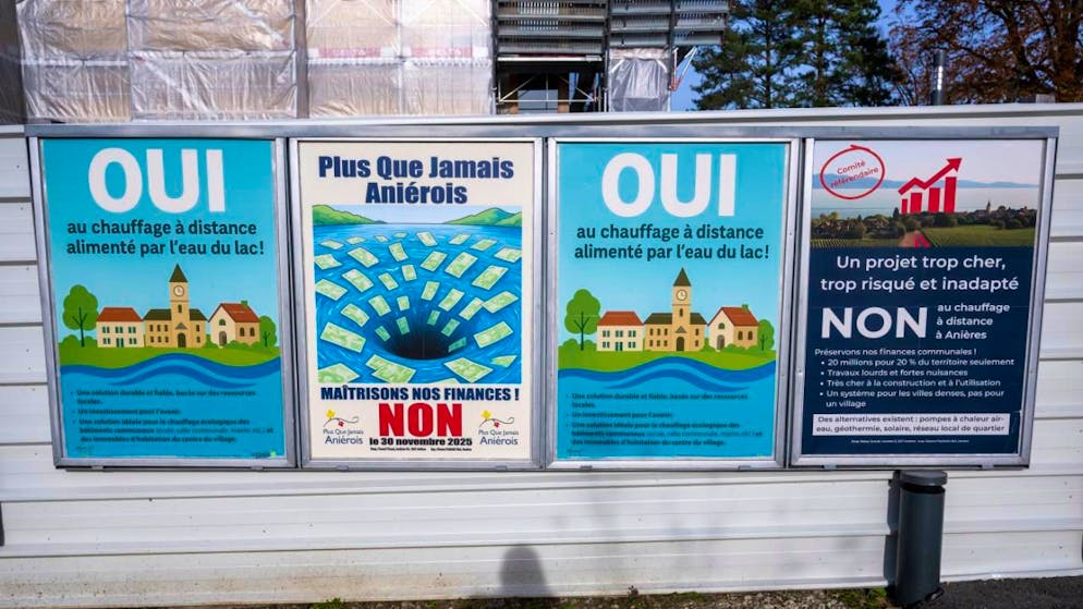 Un projet de chauffage à distance, alimenté par l'eau du lac, est contesté par référendum à Anières (GE). La population se prononcera le 30 novembre.