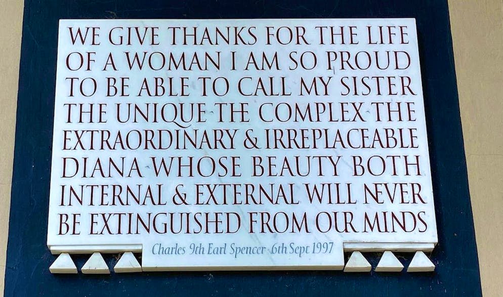 The inscription on the wall of the memorial.