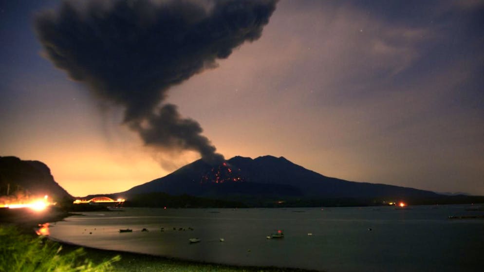 Le volcan Sakurajima est l'un des plus actifs du Japon (archives).