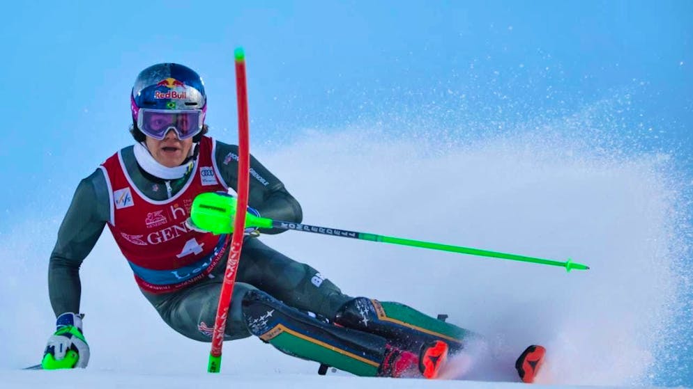 Aiming for the first victory for Brazil: Lucas Pinheiro Braathen leads the slalom in Levi