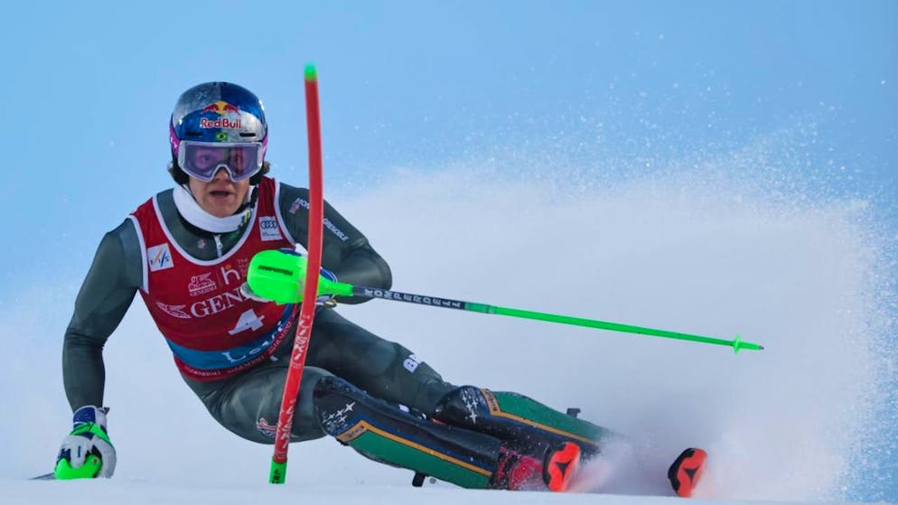 Den ersten Sieg für Brasilien im Visier: Lucas Pinheiro Braathen führt beim Slalom in Levi
