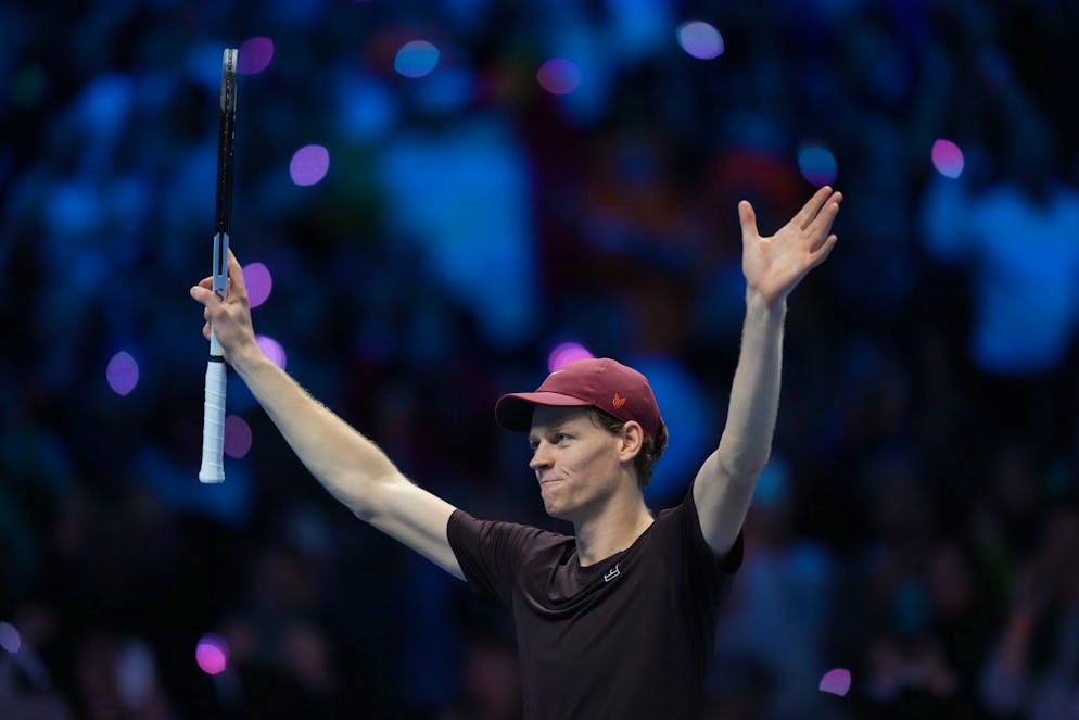 Uno dei neologismi è ingiocabile, un tributo al tennista italiano Jannik Sinner (foto d'archivio).