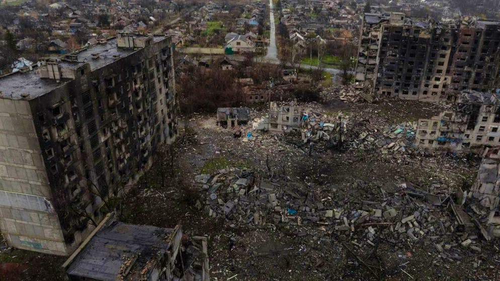 dpatopbilder - This photo taken on Wednesday, November 12, 2025, and provided by the press service of the 93rd Mechanized Brigade of Ukraine, Kholodnyi Yar Separat, shows ruins in the town of Kostyantynivka, the scene of heavy fighting with Russian troops in the Donetsk region, Ukraine. Photo: Iryna Rybakova/Ukrainian 93rd Mechanized brigade/AP/dpa