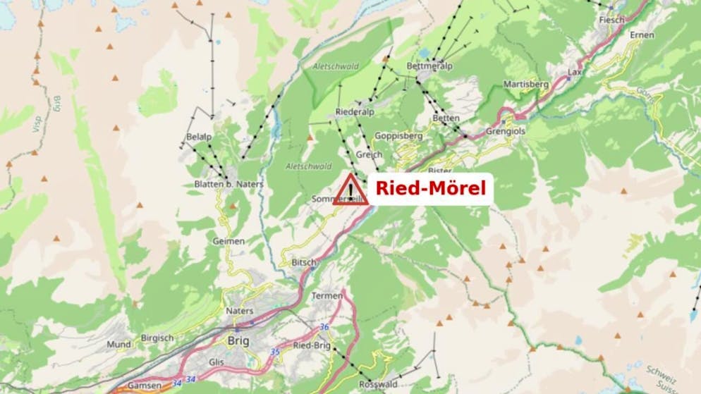 Ried-Mörel VS. 62-year-old farmer dies in accident with tractor