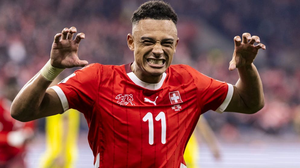 Dan Ndoye hat sich mit der Schweiz für die WM 2026 qualifiziert.