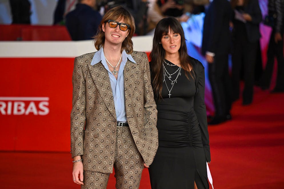 Thomas Raggi mit seiner Partnerin Lavinia Albrizio am Rome Film Festival im Oktober 2024. Der Römer arbeitet an seinem ersten Soloalbum. 