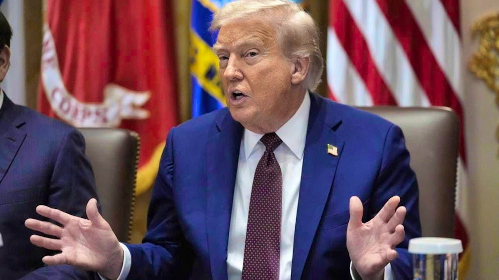 The import tariffs of 39% imposed on Switzerland by US President Donald Trump in August caused great uncertainty in broad economic circles. (Archive image)