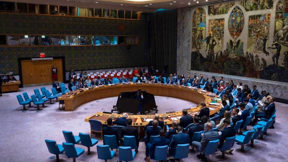 ARCHIVE - A general view shows a Security Council meeting at United Nations Headquarters. Photo: Yuki Iwamura/AP/dpa