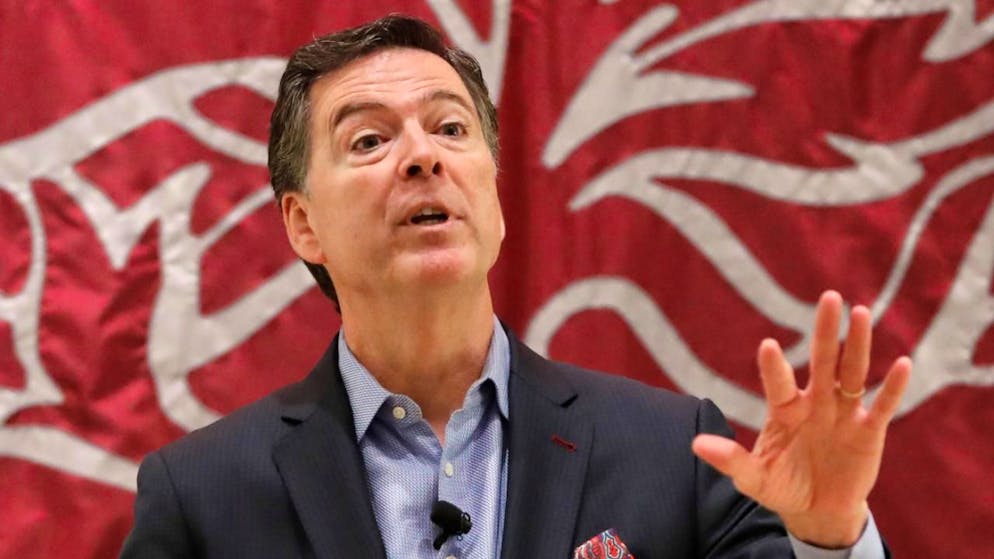 L'ancien directeur du FBI James Comey a été inculpé fin septembre (archives).