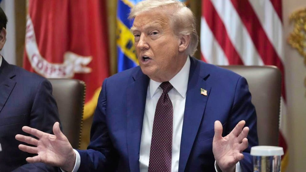 Die im August von US-Präsident Donald Trump auferlegten Importzölle von 39 Prozent für die Schweiz sorgten für grosse Verunsicherung in breiten Kreisen der Wirtschaft. (Archivbild)