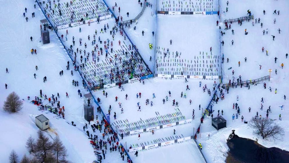 Cross-country skiers also used ski wax containing PFAS at the Engadine Ski Marathon. This is officially banned. (archive picture)