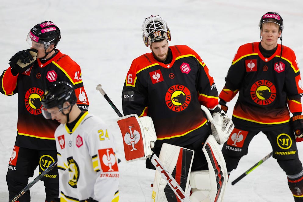 La déception des joueurs Bernois.