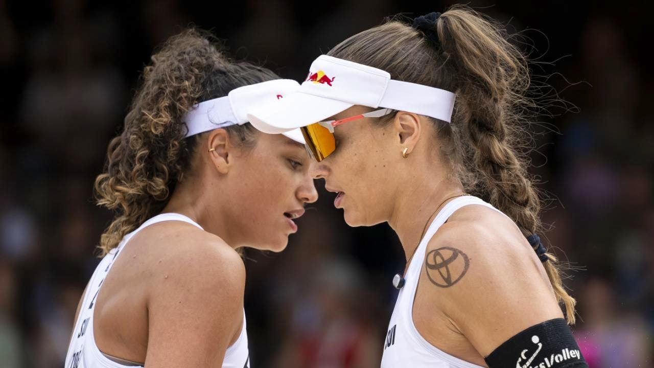 Beach volleyball. Great disillusionment for the Swiss women