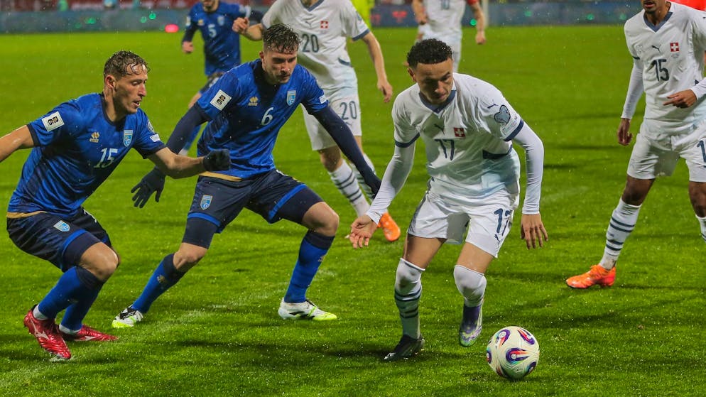 World Cup qualifying duel in the ticker. Switzerland in control of the game - chances still in short supply