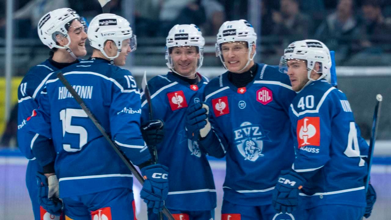 Champions Hockey League. Only Zug in the quarter-finals for now
