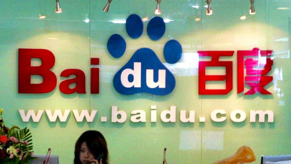 Chinese internet giant Baidu posted a billion-dollar loss in the summer quarter. (archive image)