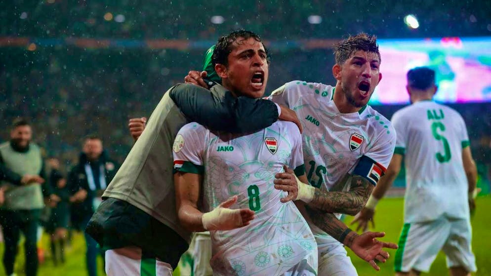 Last-minute celebration: Iraq can continue to dream of qualifying for a second World Cup