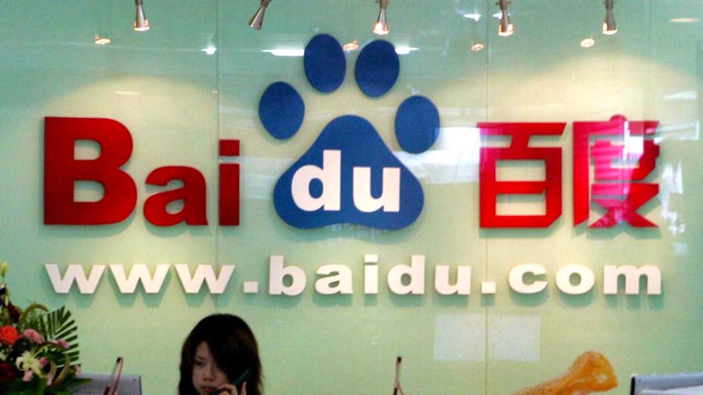 Der chinesische Internetriese Baidu schrieb im Sommerquartal einen Milliardenverlust. (Archivbild)