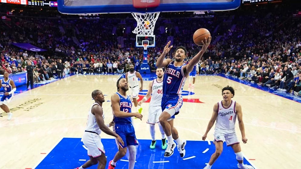 Die Philadelphia 76ers gewinnen gegen die Los Angeles Clippers