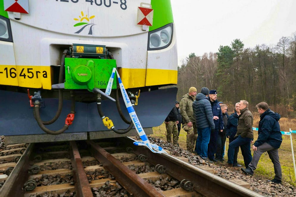 Poland accuses Russian secret services of being responsible for the attack on an important railroad line. (archive image)