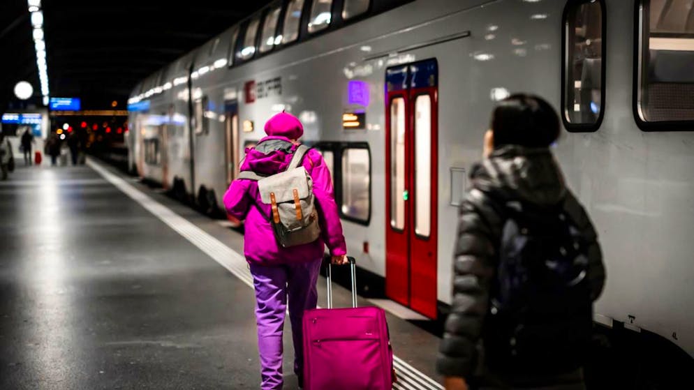 Dès l’entrée en vigueur du nouvel horaire le 14 décembre, les CFF mettront en service des trains de nuit sur l’axe Berne–Zurich–Winterthour. (archives)
