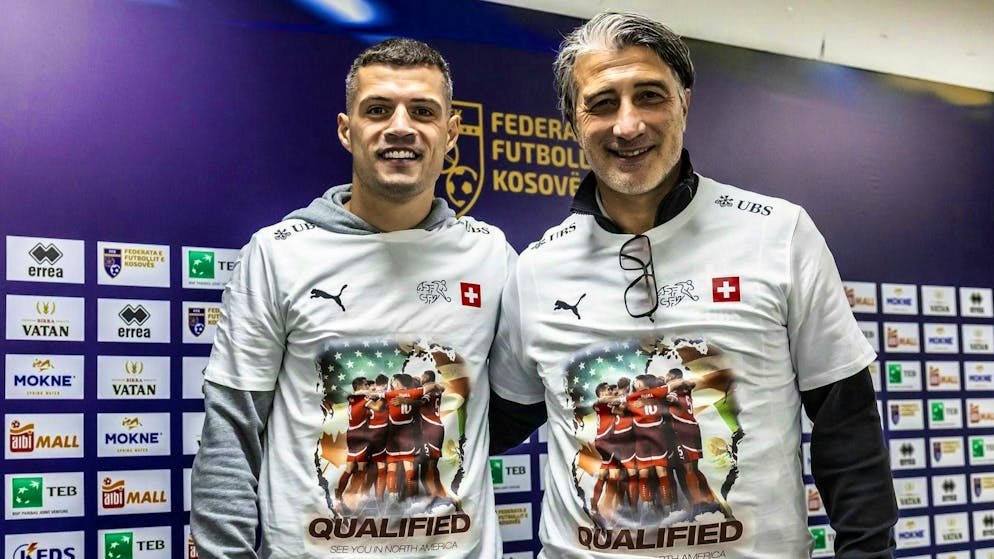 Granit Xhaka and Murat Yakin demonstrate unity