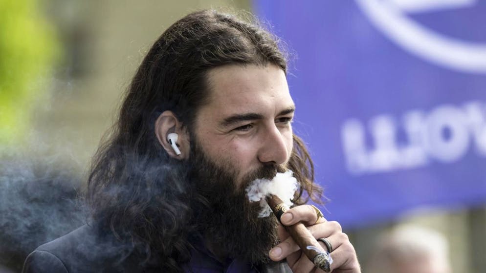 Mass-Voll-Präsident Nicolas Rimoldi ist wegen Beschimpfung verurteilt worden. Er hatte SBB-Transportpolizisten als "Nazis" und "Faschisten" bezeichnet. (Archivbild)