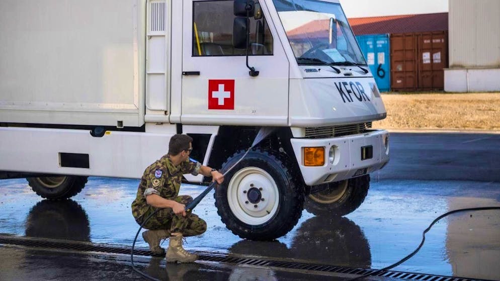 The Federal Council wants to extend the deployment of Swisscoy in Kosovo until 2029. However, Parliament has the final say. (archive picture)