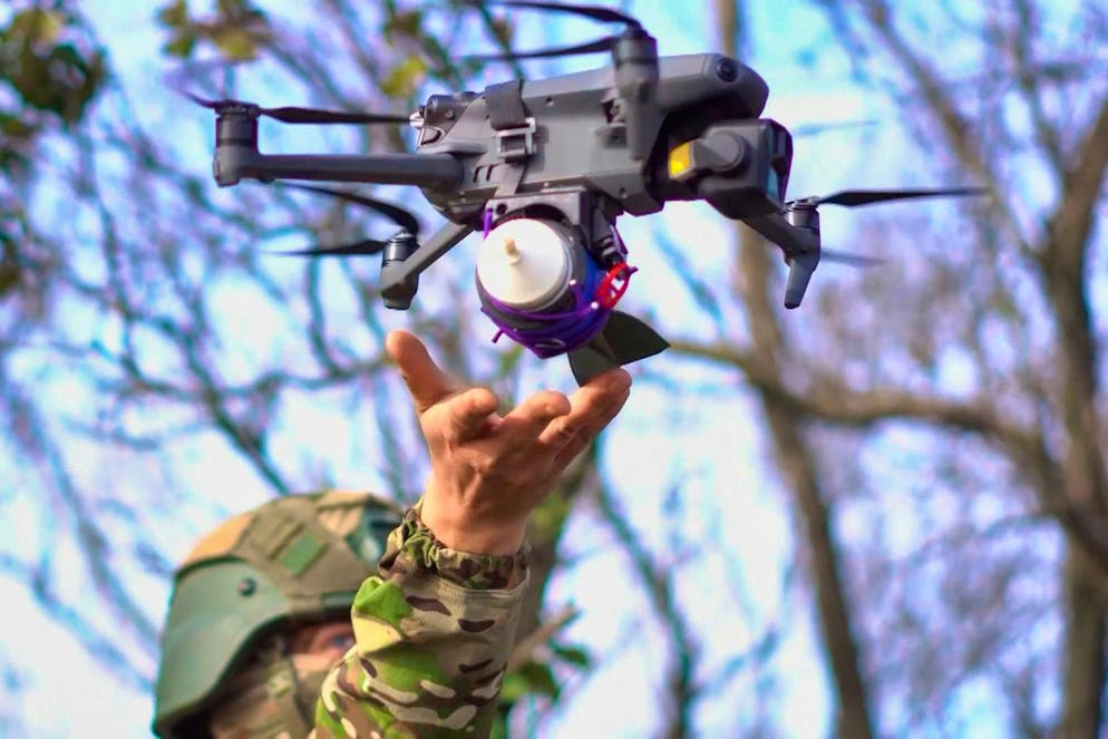 According to research, numerous components in Russian drones come from Switzerland.