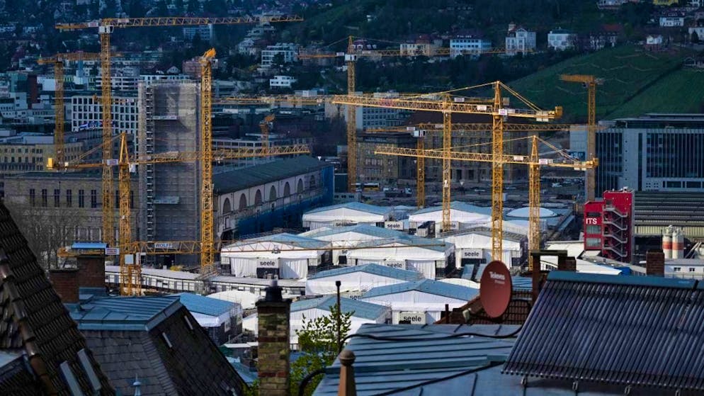 Remains a construction site for the time being: the Stuttgart 21 rail project is delayed again. (archive picture)