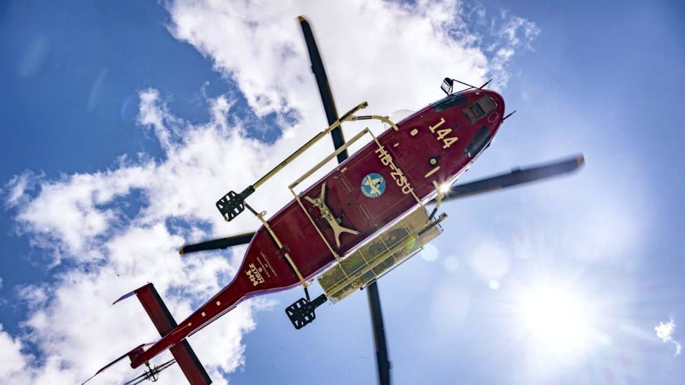 Un équipage d'Air Zermatt a dû intervenir en pleine nuit pour sauver un randonneur imprudent (photo d'archives).