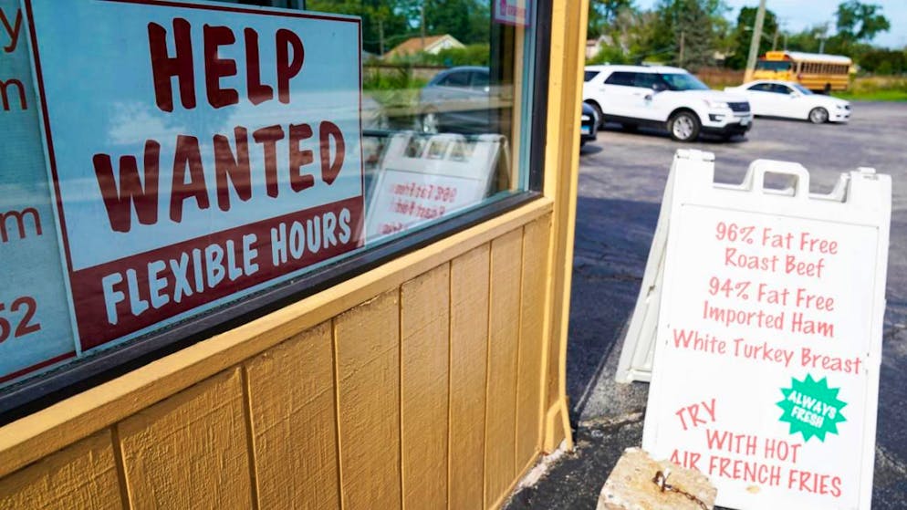 Les créations d'emplois ont malgré tout progressé plus qu'attendu sur la période aux Etats-Unis, avec 119'000 nouveaux emplois créés, nettement mieux que ce qu'attendaient les analystes (archives).