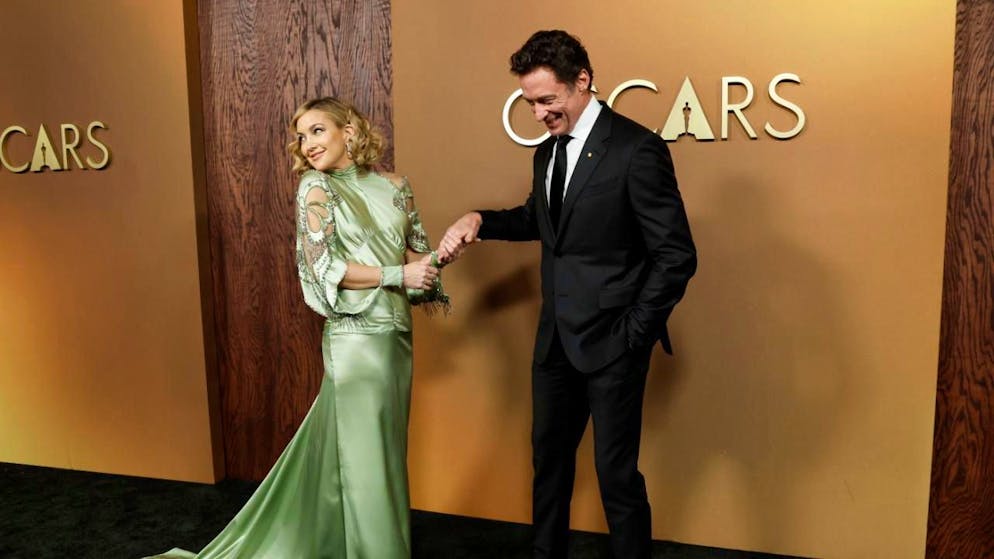 Hollywood-Stars Kate Hudson und Hugh Jackman sind grosse Musikfans, das zeigt sich auch in ihrem neuen Film "Song Sung Blue". (Archivbild)