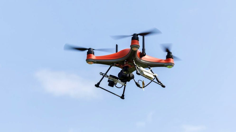 Les députés demandent au Conseil d'Etat d'étudier les possibilités de transporter des biens par drones dans le Grand Genève (illustration).