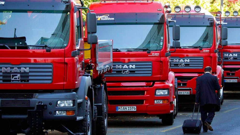 Lastwagen- und Bushersteller MAN will in Deutschland rund 2300 Stellen abbauen (Archivbild)
