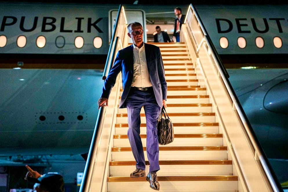 German Chancellor Merz lands in Belem for the COP30 world climate conference