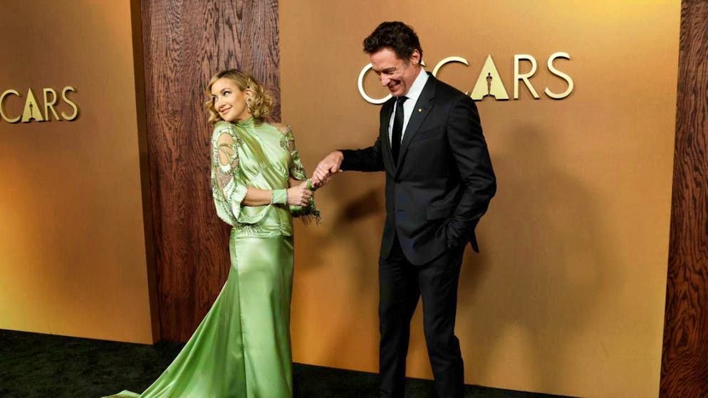 Hollywood stars Kate Hudson and Hugh Jackman are big music fans, as can be seen in their new movie "Song Sung Blue". (archive picture)