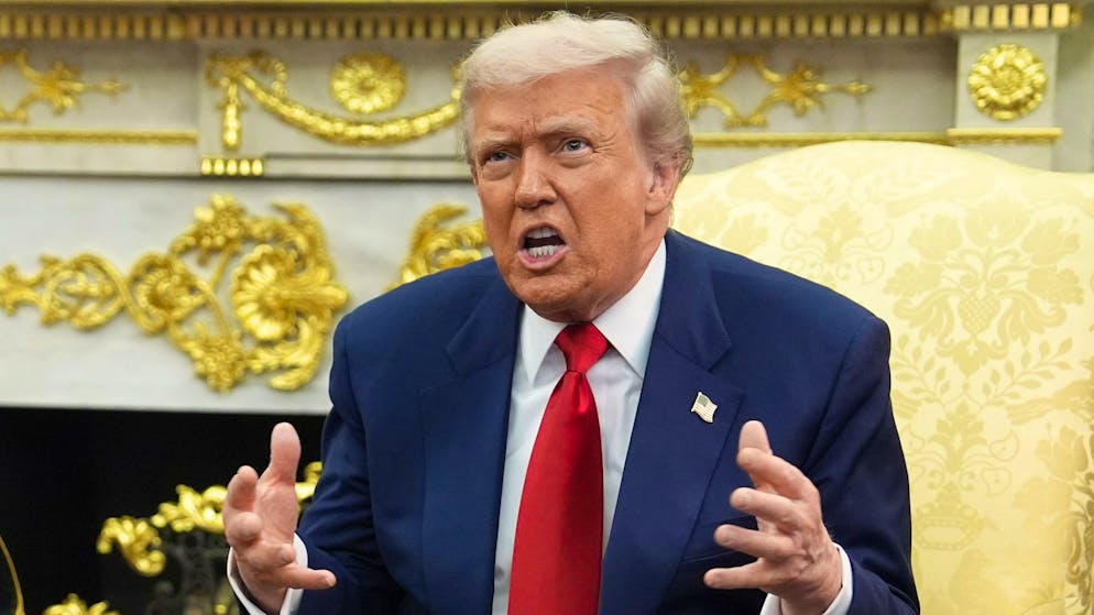 US-Präsident Donald Trump im Weissen Haus. (18. November 2025)