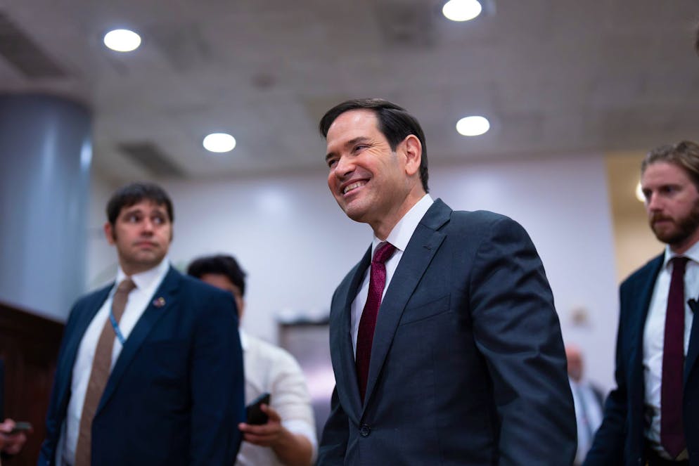US-Aussenminister Rubio ist einer der Autoren des Friedensplans. (Archivbild)