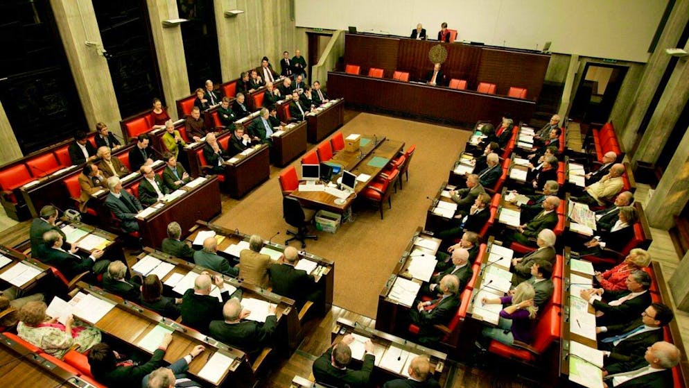 La sala del Gran Consiglio del canton Ginevra. (foto d'archivio)