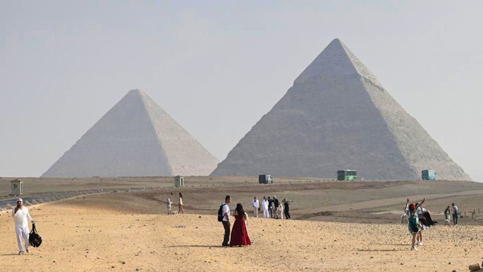 Una città del cinema potrebbe sorgere in faccia alle piramidi di Giza. (immagine d'archivio)
